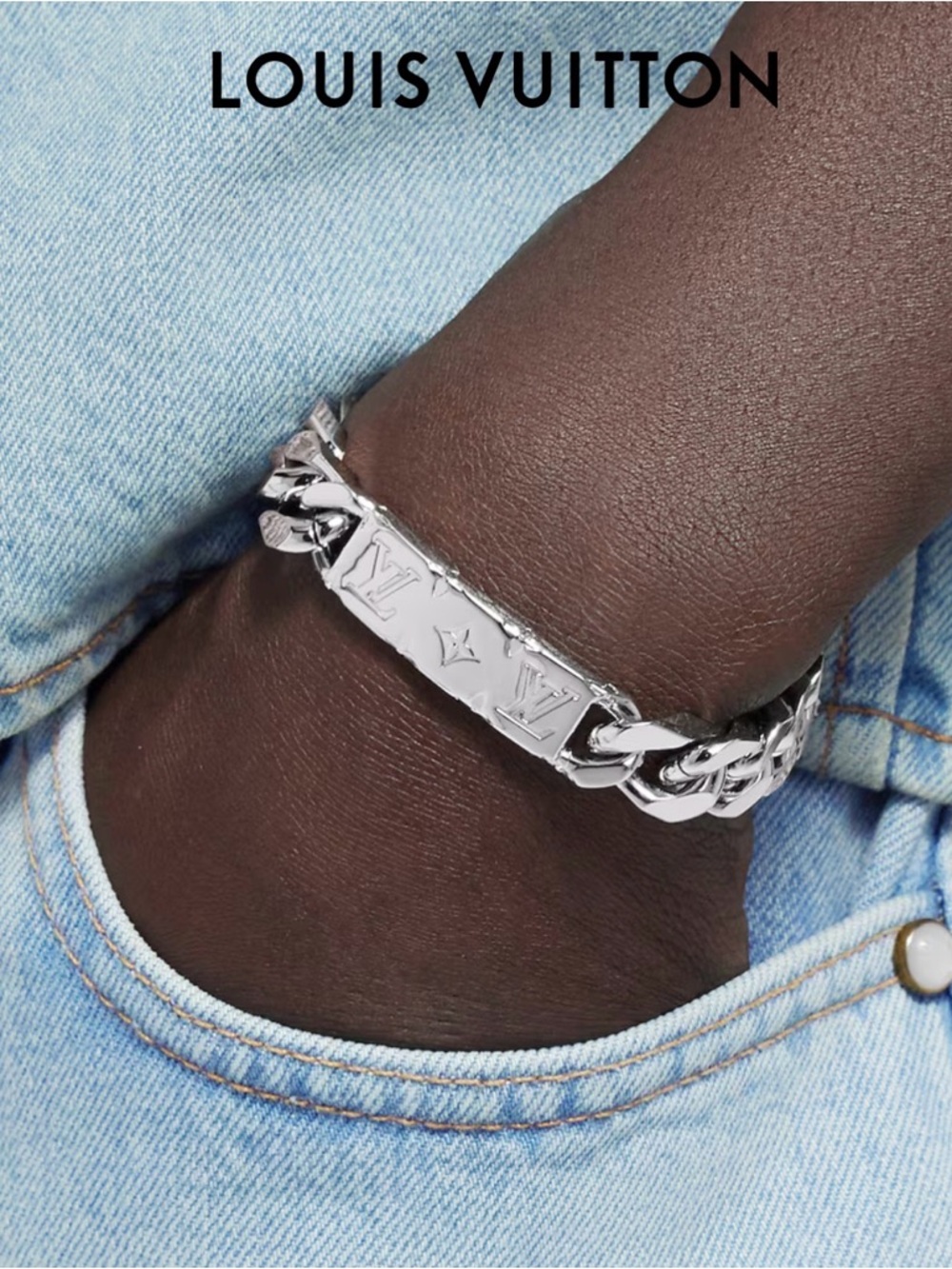 Louis Vuitton Monogram Chain Bracelet